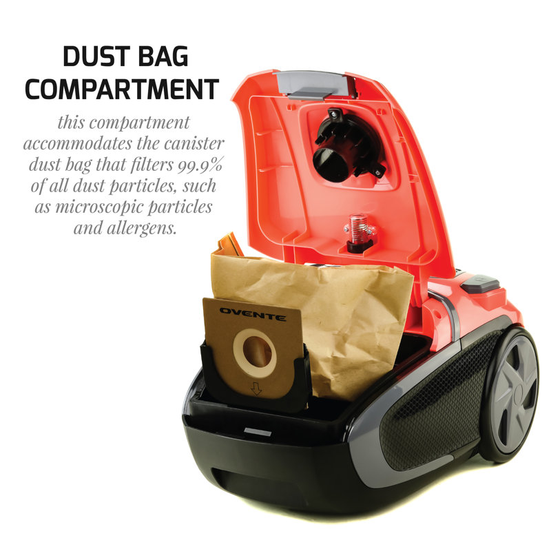 Ovente Canister Vacuum & Reviews Wayfair